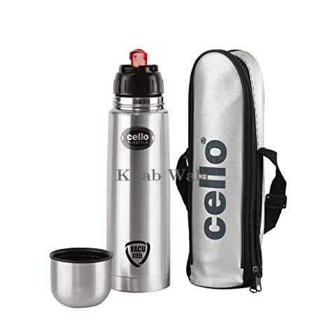Cello Flip Style Vacuum Insulated Flask with Jacket 500 ml