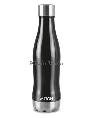 Milton New Duke 1000 Thermosteel Hot and Cold Water Bottle, 920 ml, Black