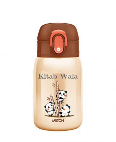 Milton Jolly 275 Thermosteel Sipper Water Bottle for Kids, 230 ml, Brown