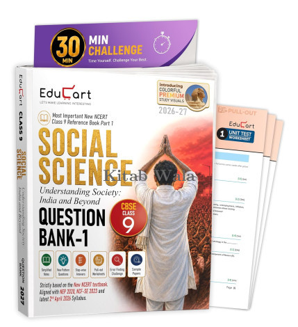 Educart CBSE Class 9 Social Science (Quetsion Bank 2026-27 (Understanding Soc. India&Beyond Part-1)