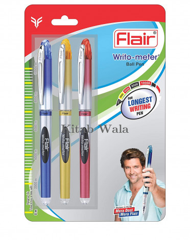 FLAIR WRITO METTER BALL PEN ( PACK OF 10 )