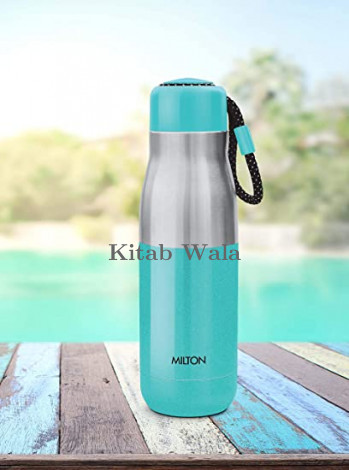 Milton Eminent 600 Thermosteel Water Bottle, 517 ml, Aqua Green