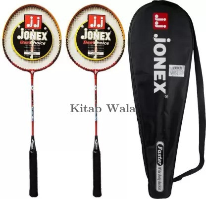 JJ Jonex FASTER BADMINTON PACK OF 2 Multicolor Strung Badminton Racquet