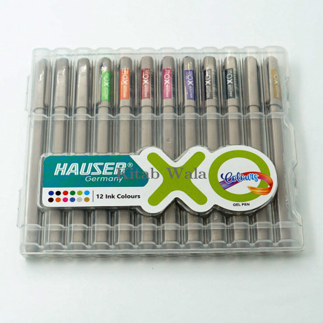 Hauser XO Assorted Color Pen Set Back Of 10 Colors SKU 23871