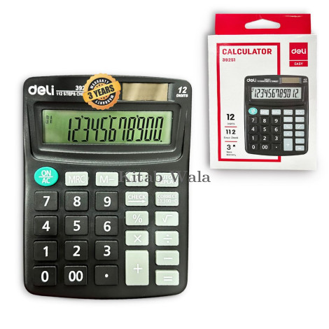 ELI W39251 Palm Calculator (Compact Portable Basic Calculator)