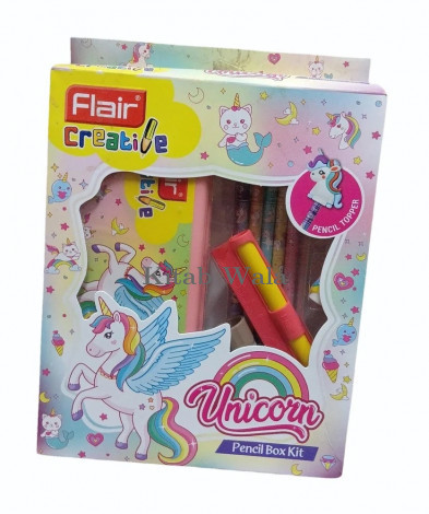 0.5 mm Flair creative Unicorn Ball Pencil box kit