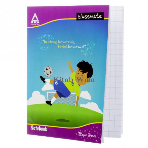 Classmate Notebook Square 1Inch Ruling 240Mmx18Mm [120 Pages] – 12Pc