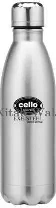 Stainless Steel Cello Signa Exe-Steel Water Bottles Silver, Capacity: 800 Ml
