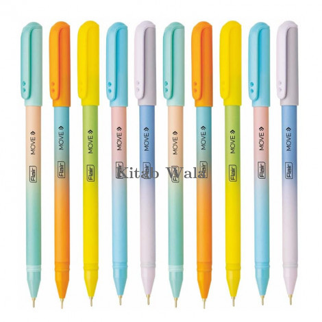 FLAIR Move Fine Tip Ball Pen 10