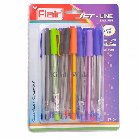 FLAIR JET LINE BALL PEN (PACK OF 5)