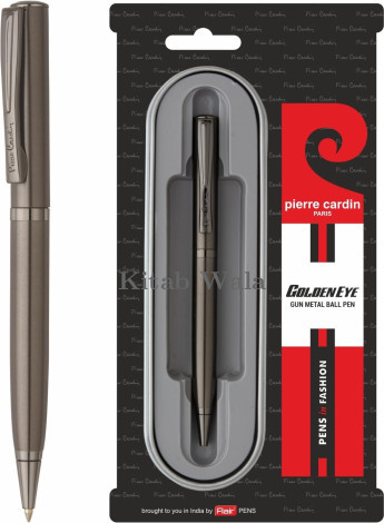 Pierre Cardin Golden Eye Gunmetal Ball Pen (Premium Matte Finish Body)