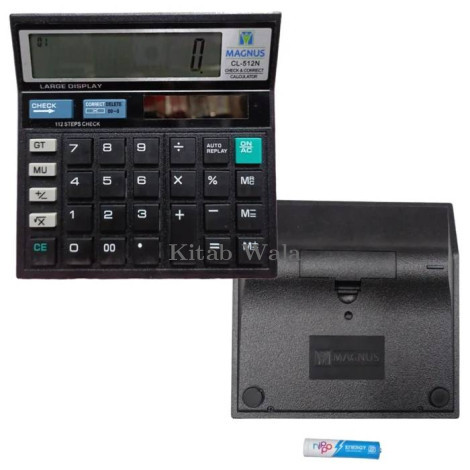 MAGNUS CL-512L-B Check & Correct Calculator (Professional Basic Calculation Tool)