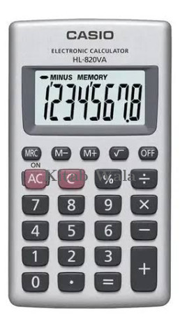 Casio HL-820VA Pocket Calculator (Compact 8-Digit Basic Calculator)