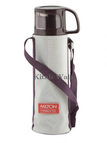 Milton Plain Lid 750 Thermosteel 24 Hours Hot and Cold Water Bottle, 750 ml, Silver