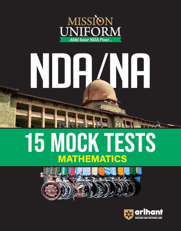 Arihant NDA/NA Mathematics 15 Mock Test (Chapterwise Practice Set) English Medium