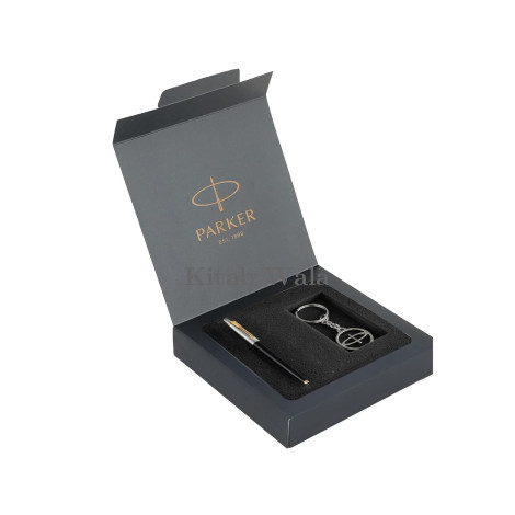 Parker Galaxy Standard Teim Ball Pen (Silver Key Chain)