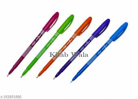 Flair ATOM Blue Ball Pen (PACK OF 5 )