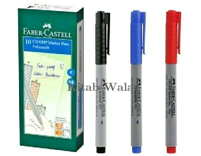 FABER CASTELL 10CD/OHP MARKER PEN (FINE 0.8MM) (PACK OF 10)