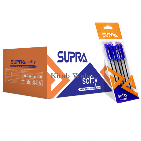 SUPRA SOFTY BALL PEN( PACK OF 5 )