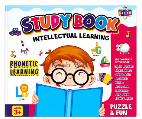 Study Book Intellectual Learning, Phonetic Learning (Puzzle & Fun) Age 3+