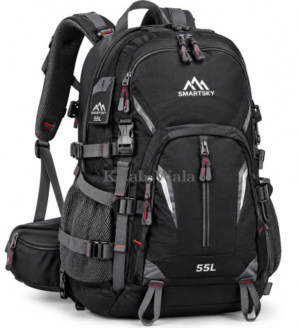 SMARTSKY 55L Premium Extra Large Backpack for Boys & Girls (Comfortable Travel  Bag)