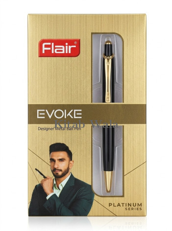 Flair Platinum Series EVOKE Designer Metal Ball Pen (Blue Ink Pack of 1)