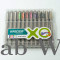 Hauser XO Assorted Color Pen Set Back Of 12 Colors