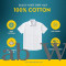 WHITE HALF SLEEVES SHIRTS SCHOOL UNIFORM(FOR BOYS AND GIRLS)