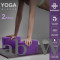 Yoga Blocks High Density Foam Yoga Block Bricks (Set of 2) For Men Women