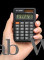 CT-200N Portable Pocket Calculator 8 Digit (Dual Power Source, Protective Cover)