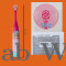 San-A Sonic Powered Kids Elecrtic Tootbrush With Soft Bristles, Extra Brush Head (D251-Pink)