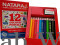 NATARAJ 12 BRILLANT FUNFILLED SHADES PENCIL COLORS
