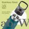 Milton Reva 1000 ISI Certified Stainless Steel Water Bottle With Twin Lid Sip or Gulp