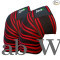 Heavy Duty Weight Lifting Knee Wraps - Compression Support Straps Set for Gym Workouts (1 Pair)