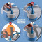 Electric Balloon Pump 2 Nozzle High Power Air Pump, Balloon Inflator for Party Decoration