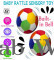 Soft Ball for Kids, Plush Soft Rattle Ball Toy