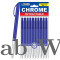 ADD GEL CHROME RETRACTABLE BALL PEN (PACK OF 10)