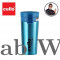 ug Hot and Cold with Lid | Double Walled Carry Flask for Travel, Home, Office, School | 450ml, Blue