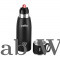 Cello Duro Tuff Steel Series Black Water Bottle, 500 mL