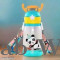 Deer Horn Design | Water Bottle with Straw | Cartoon Panda & Unicorn Sipper Bottle