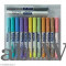 DOMS Pastel Brush Tip Nib Sketch Pens  (Set of 1, Multicolor)